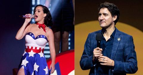 Composite Photos of Katy Perry and Justin Trudeau