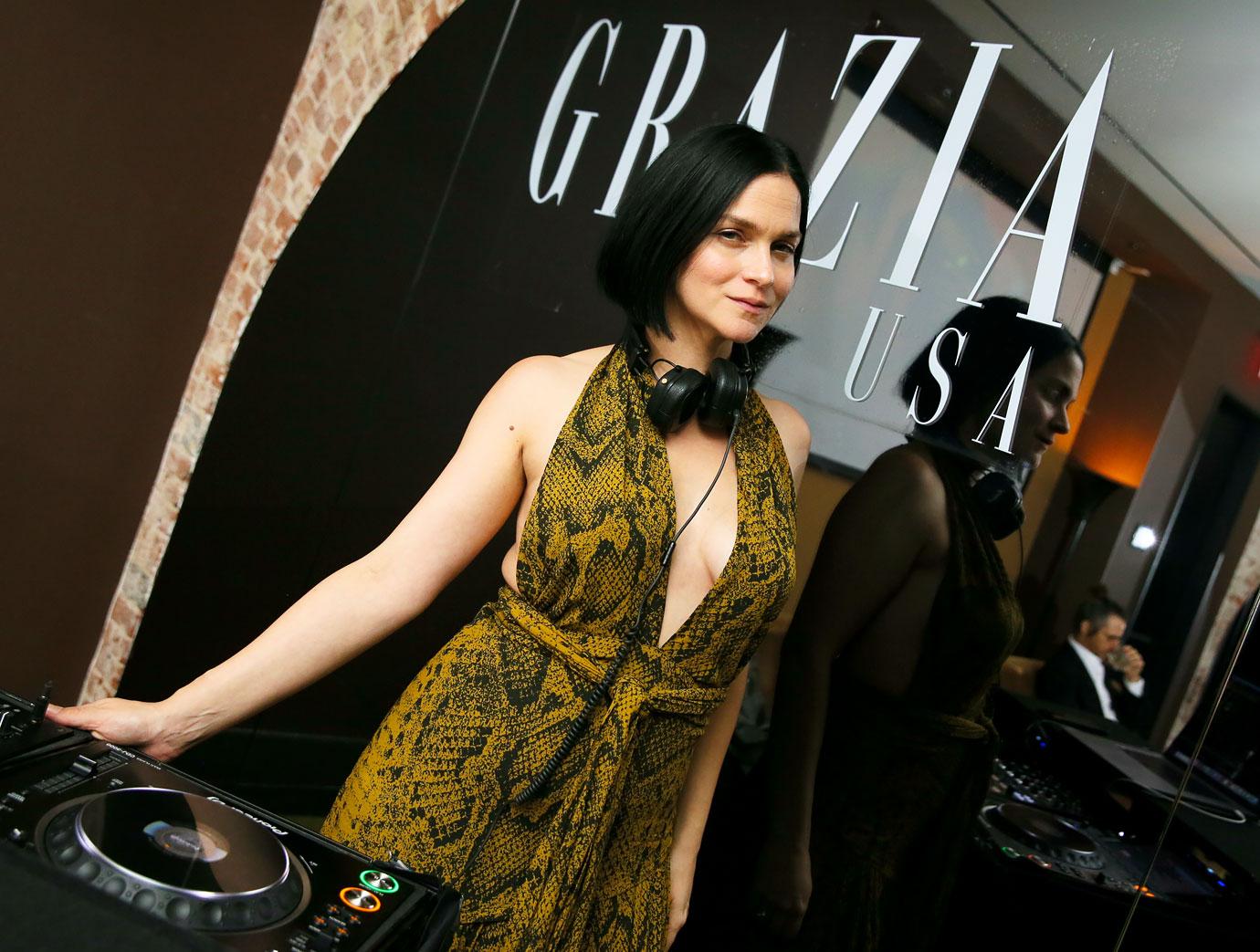 glamorous guests celebrate grazia usas launch party in nyc photos