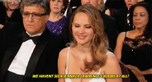 //jennifer lawrence we saw your boobs