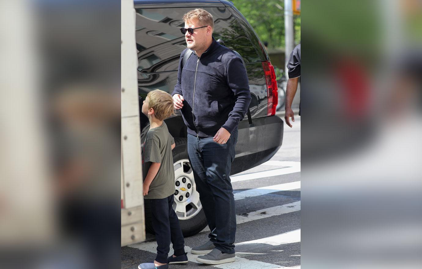 James Corden Son Max New York Photos 06