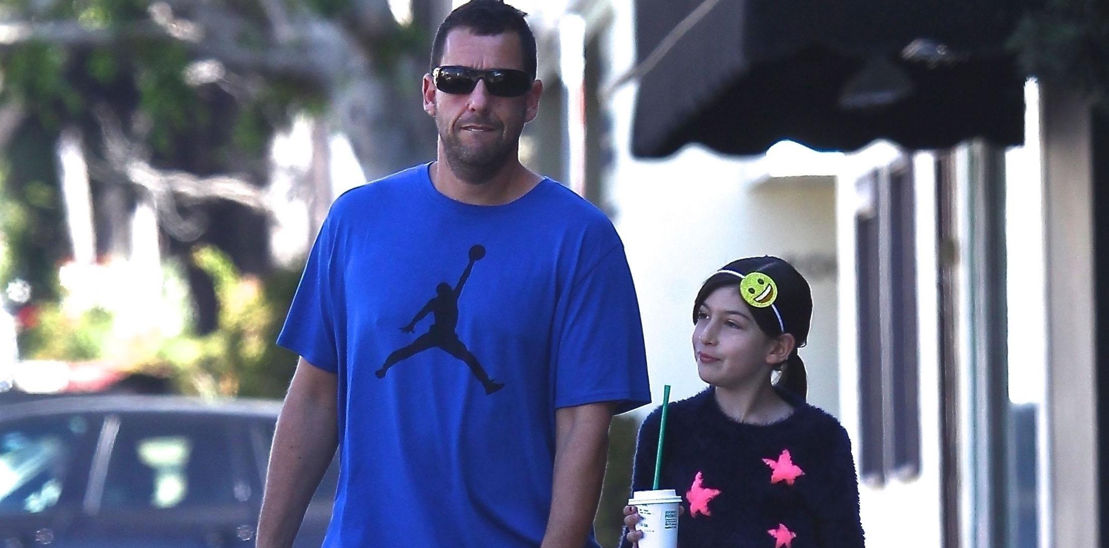 Adam Sandler Has Father Daughter Day With Sunny
