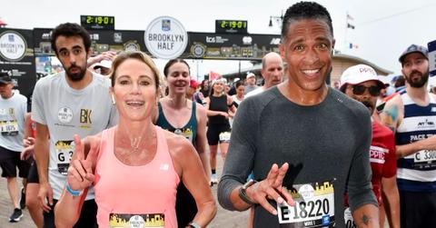 amy robach tj holmes stretch morning run gma jobless