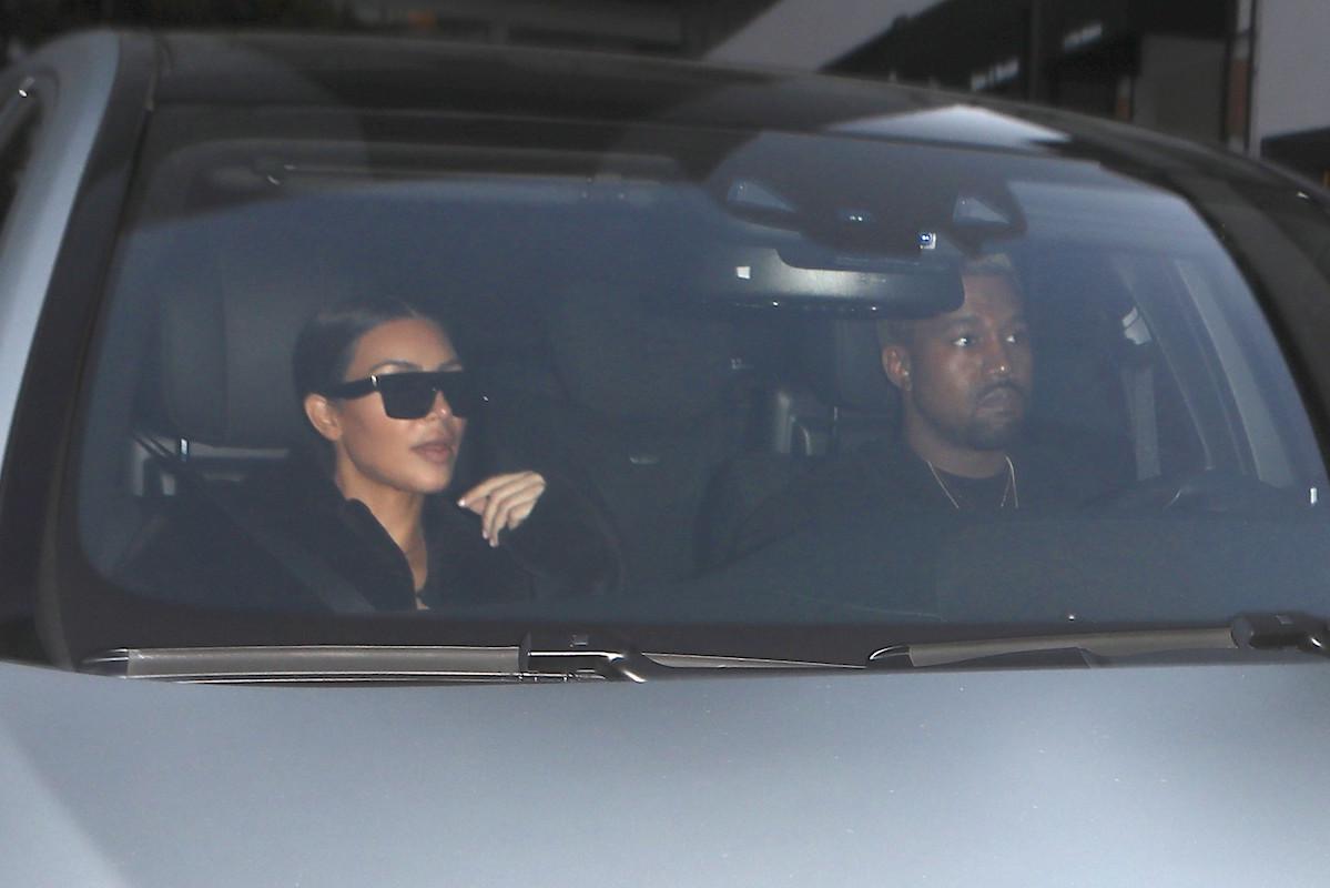 Kim Kardashian and Kanye West leave Bandera Restaurant after a romantic dinner