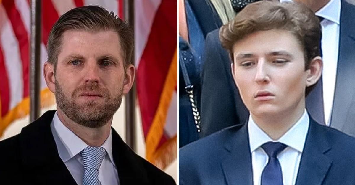 Eric Trump Lashes Out At DOJ For Raiding Barron's Stuff At Mar-a-Lago