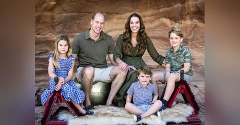 kate middleton prince william prince george princess charlotte royal family christmas card ok