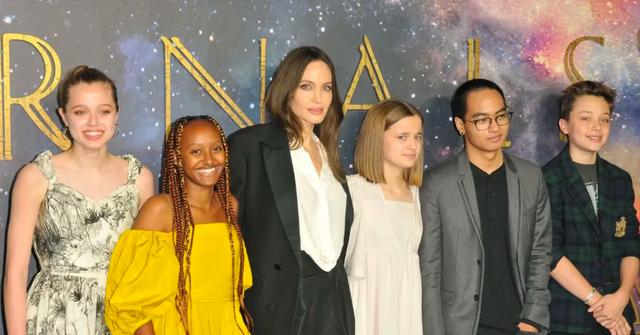 angelina jolie six children closest friends brad pitt