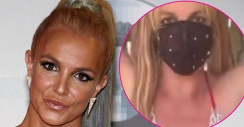 britney spears masked bikini dance