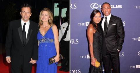 amy robach tj holmes exes andrew shue marilee fiebig committed relationship
