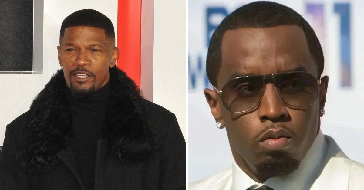 Composite photo of Jamie Foxx and Sean 'Diddy' Combs