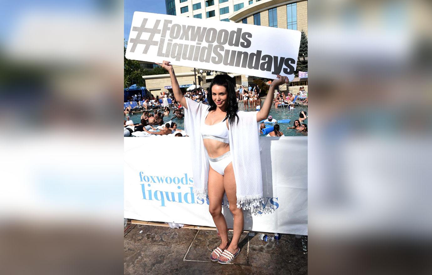 Scheana Marie hosts Foxwood Resort Casino `All White` Liquid Sundays Pool Party