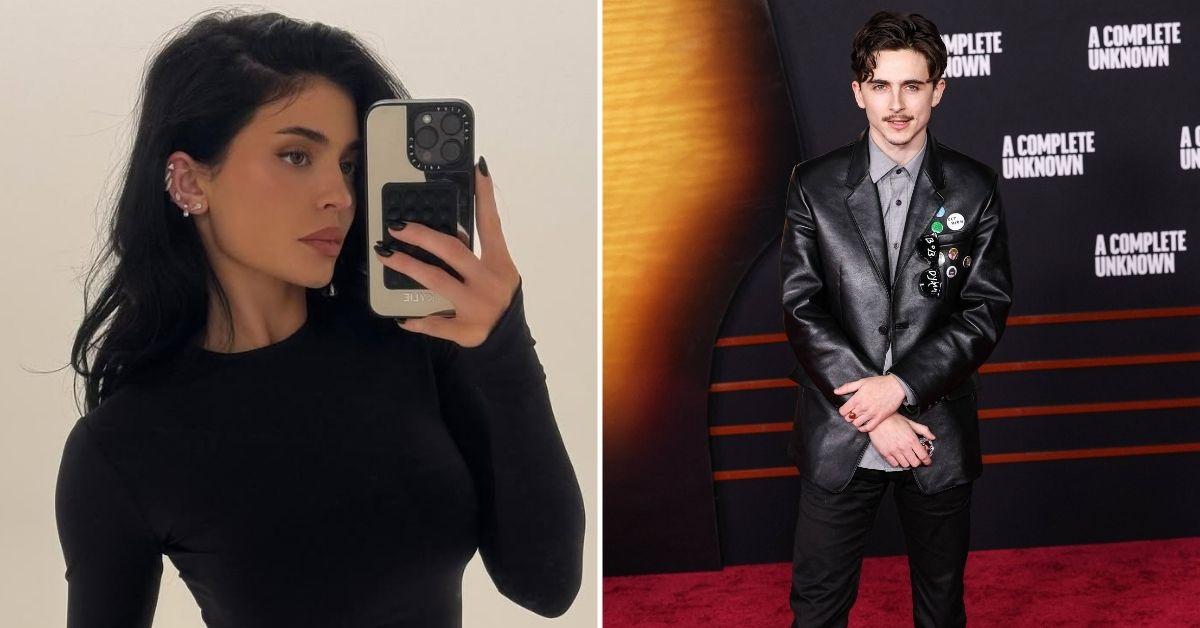 kylie jenner timothee chalamet pda night