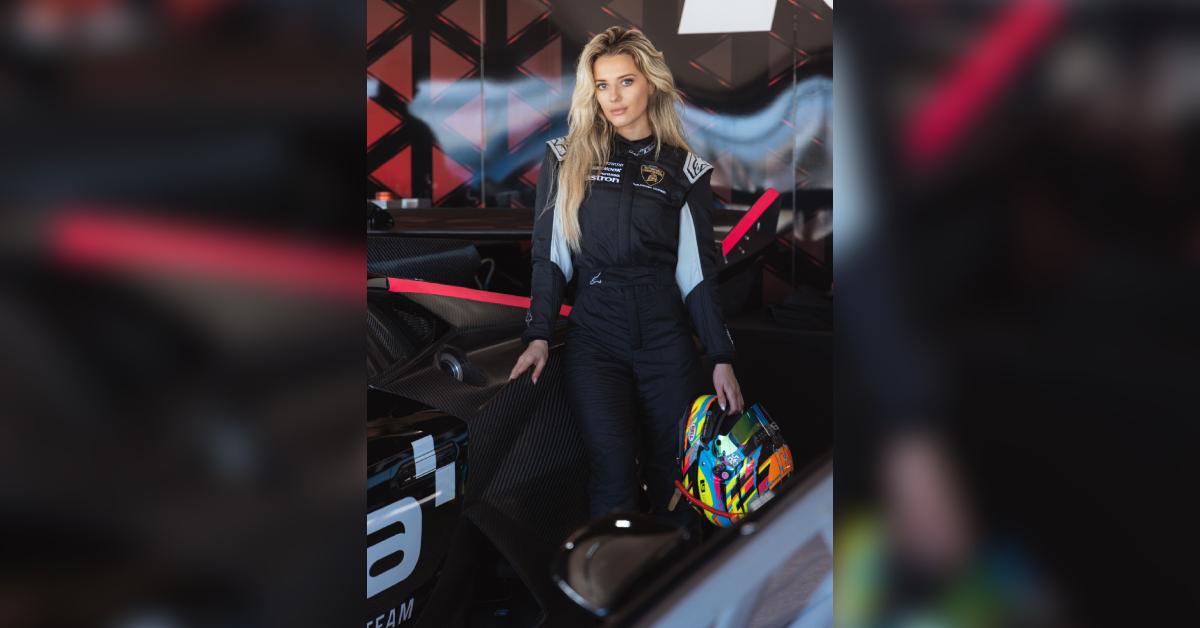 Image of Lindsay Brewer isn't afraid to showcase her feminine side in a male-dominated sport.