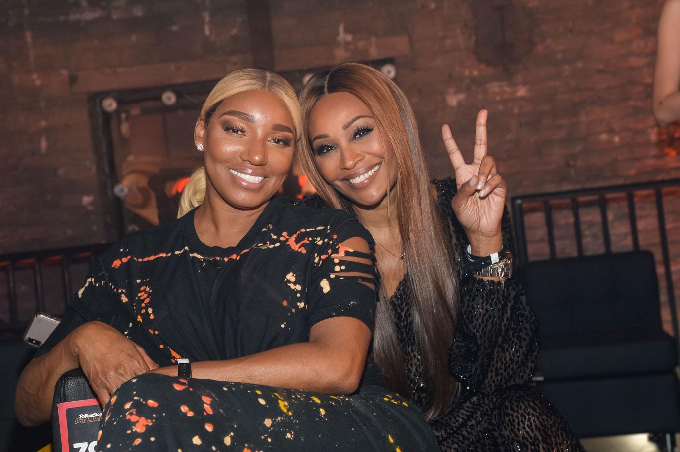 NeNe Leakes And Cynthia Bailey Hugging At Event 'RHOA' Wrapping Filming Feud