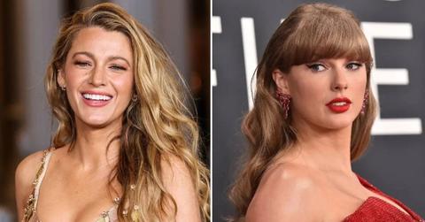 Composite photo of Blake Lively and Taylor Swift