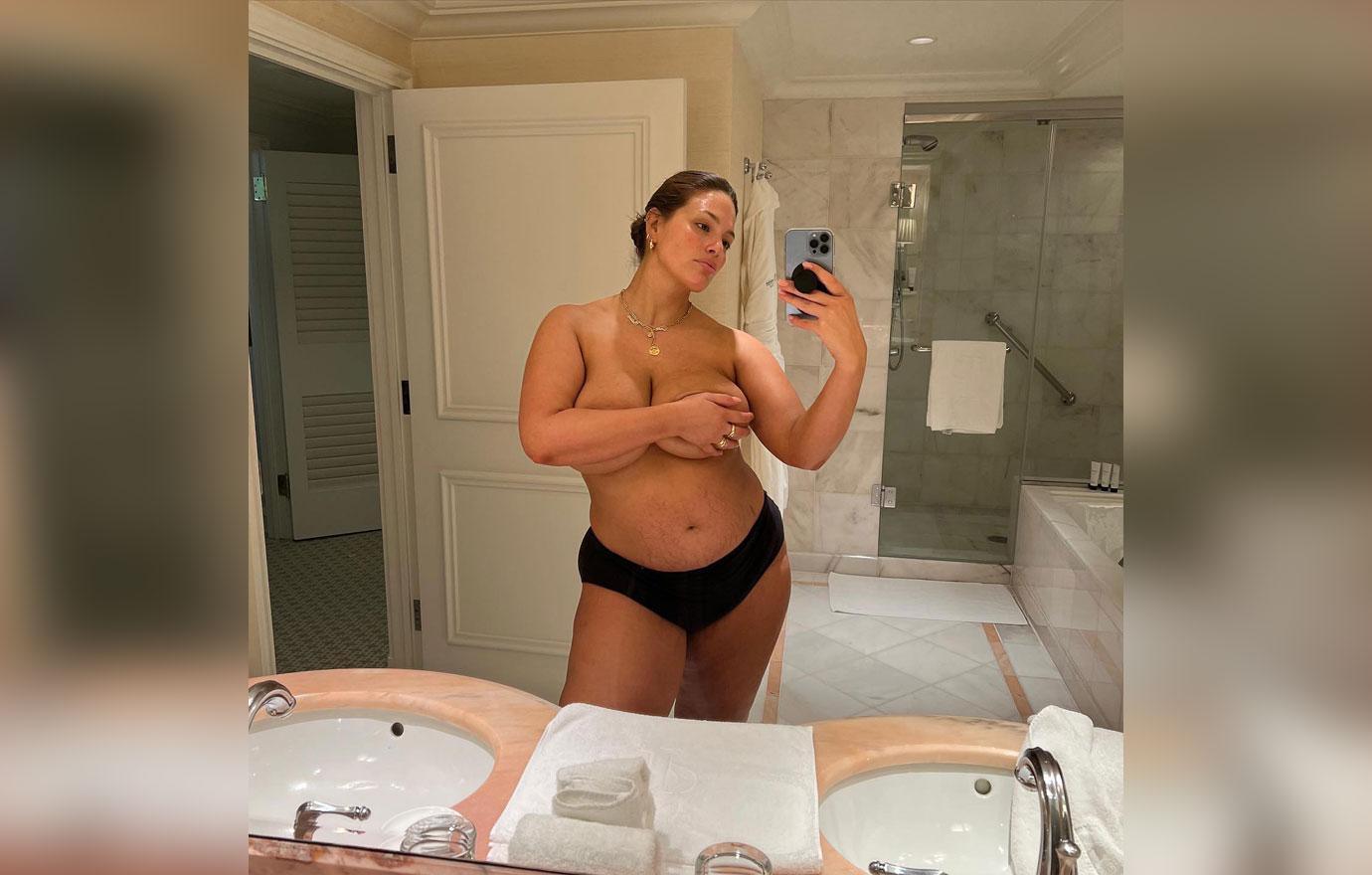 ashley graham postpartum body photo pp