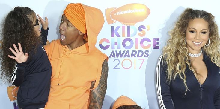 Mariah Carey and Nick Cannon happily take their kids to the Kids&#8217; Choice Awards