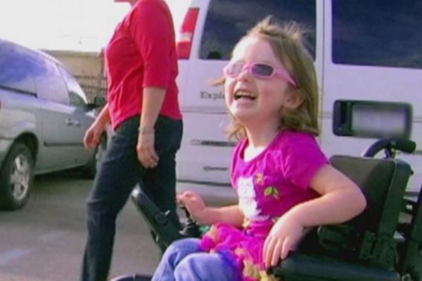 Leah calvert daughter wheelchair