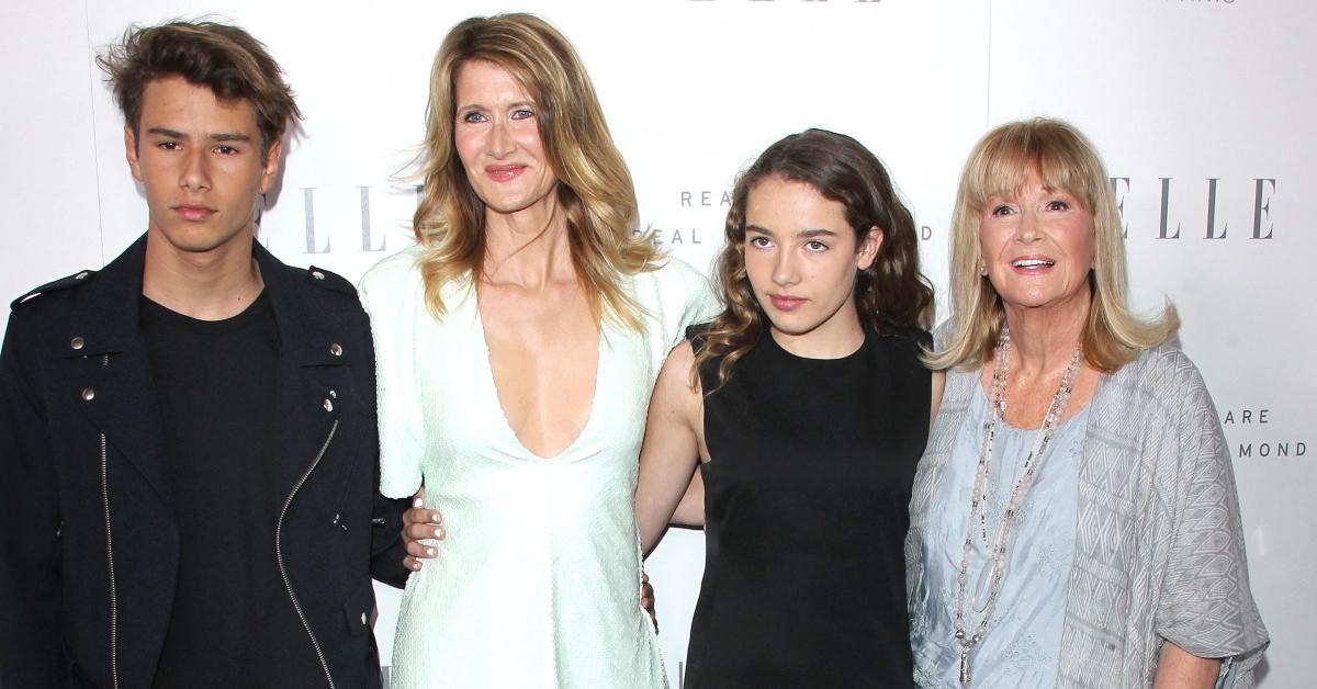 Photo of Laura Dern confirmed on Monday, November 3, that her mother, Diane Ladd, has died.