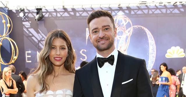 Justin Timberlake And Jessica Biel On Red Carpet