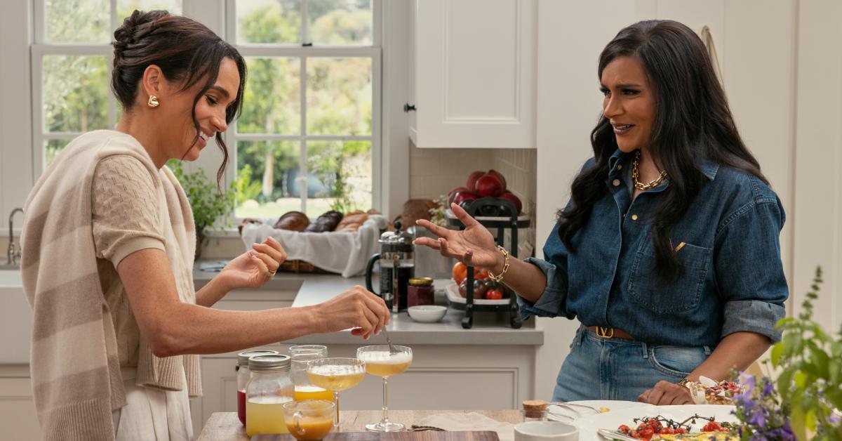 meghan markle corrects mindy kaling last name sussex netflix show