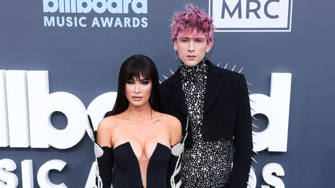 Image of Megan Fox shares her youngest child, Saga, with ex-boyfriend, MGK.