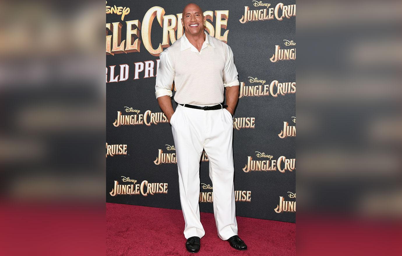 dwayne the rock johnson jungle cruise world premiere