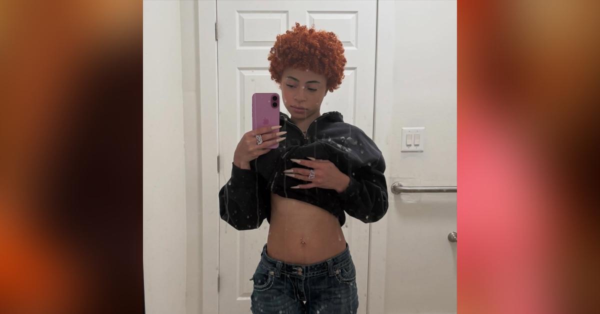 ice spice losing too much weight flat abs photo