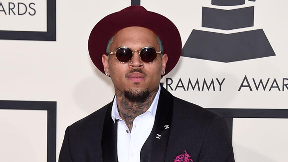 Chris Brown Attends Grammys Without Karrueche Tran