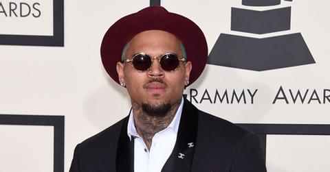 Chris Brown Attends Grammys Without Karrueche Tran