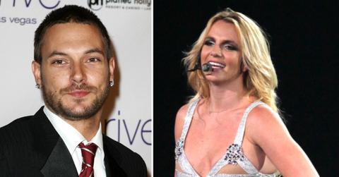 Split photo of Kevin Federline and Britney Spears.