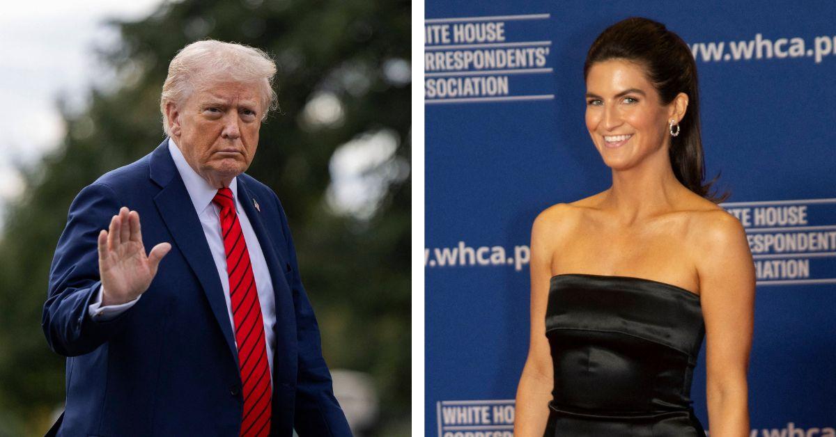 image of Donald Trump attacked Kaitlan Collins on social media.