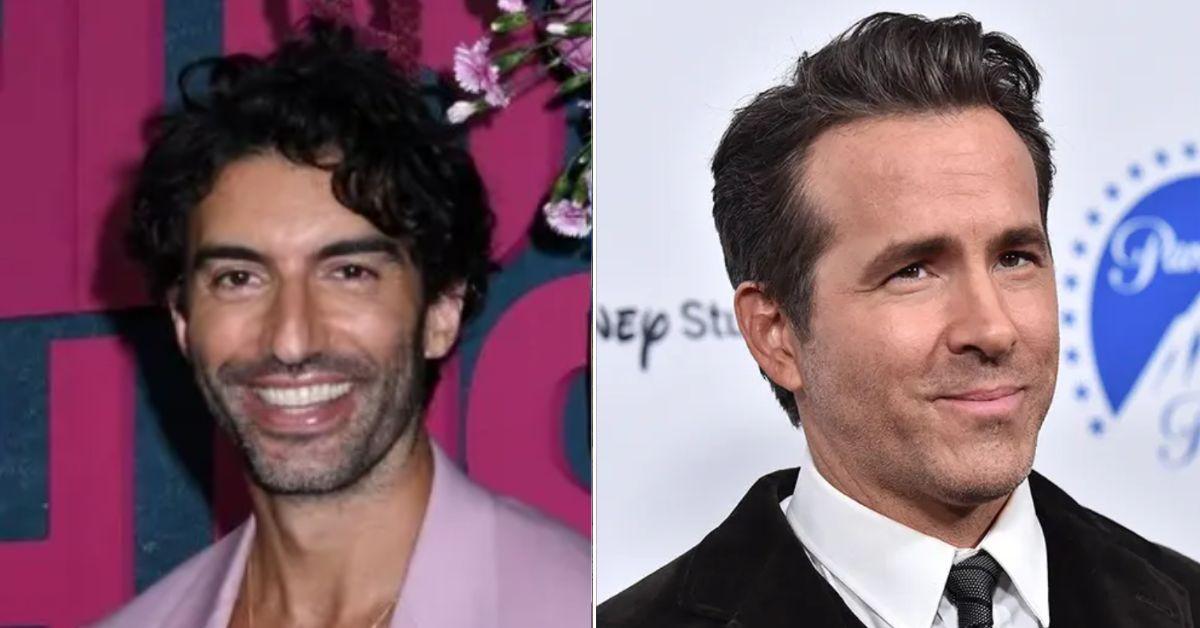 Composite photo of Justin Baldoni and Ryan Reynolds