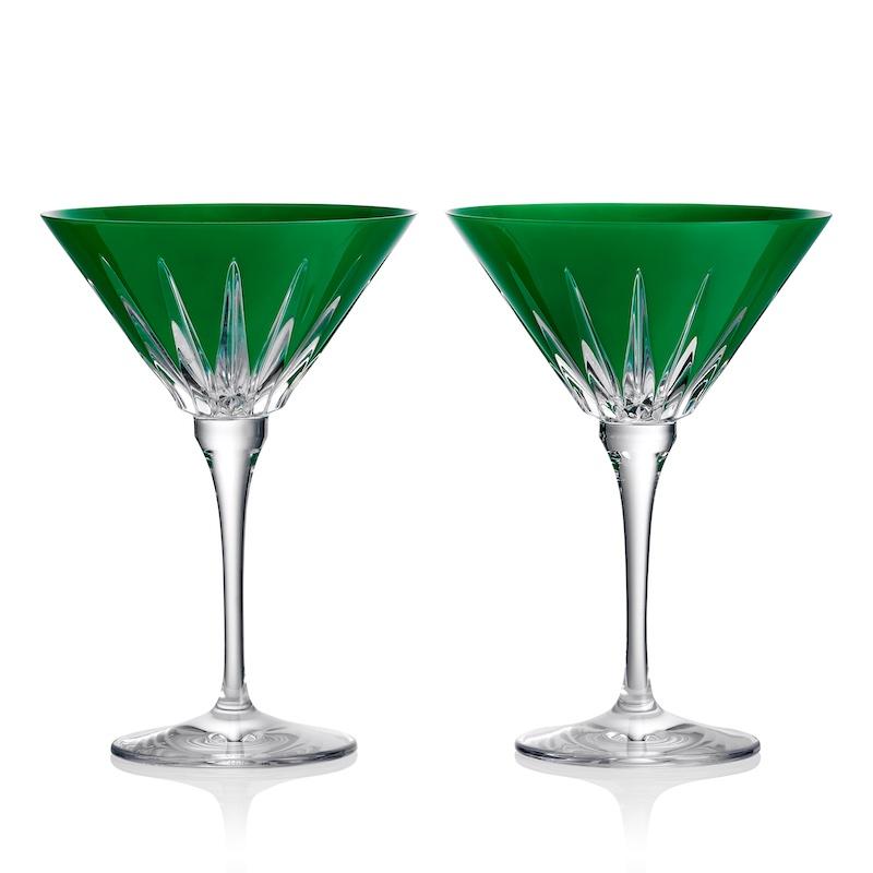 green martini set