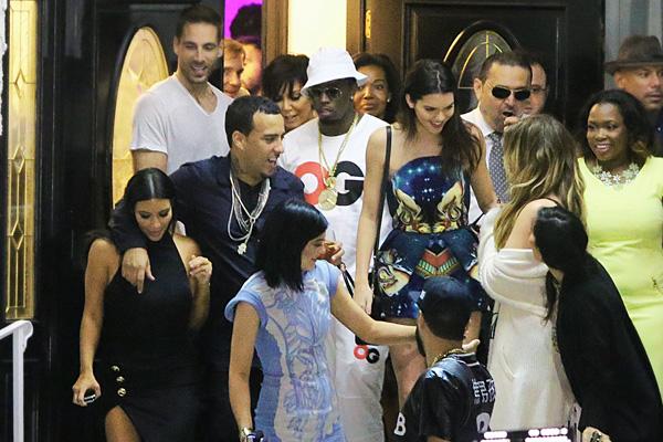 Khloe Kardashian celebrates her birthday with her Beau French Montana in the Bronx, NY