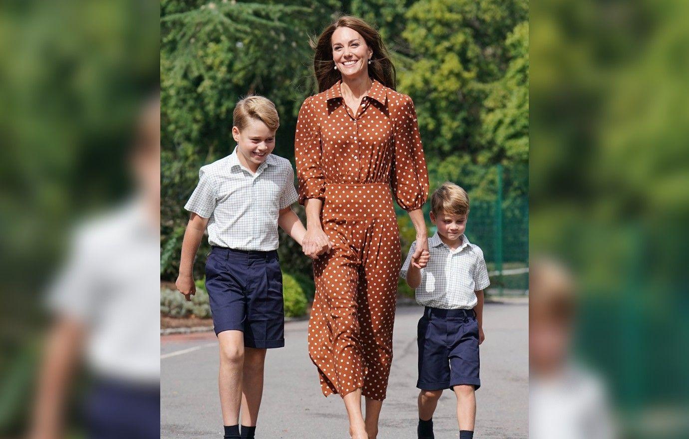 kate middleton stayed windsor children queen ailing health