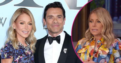Composite photo of Kelly Ripa and Mark Consuelos.