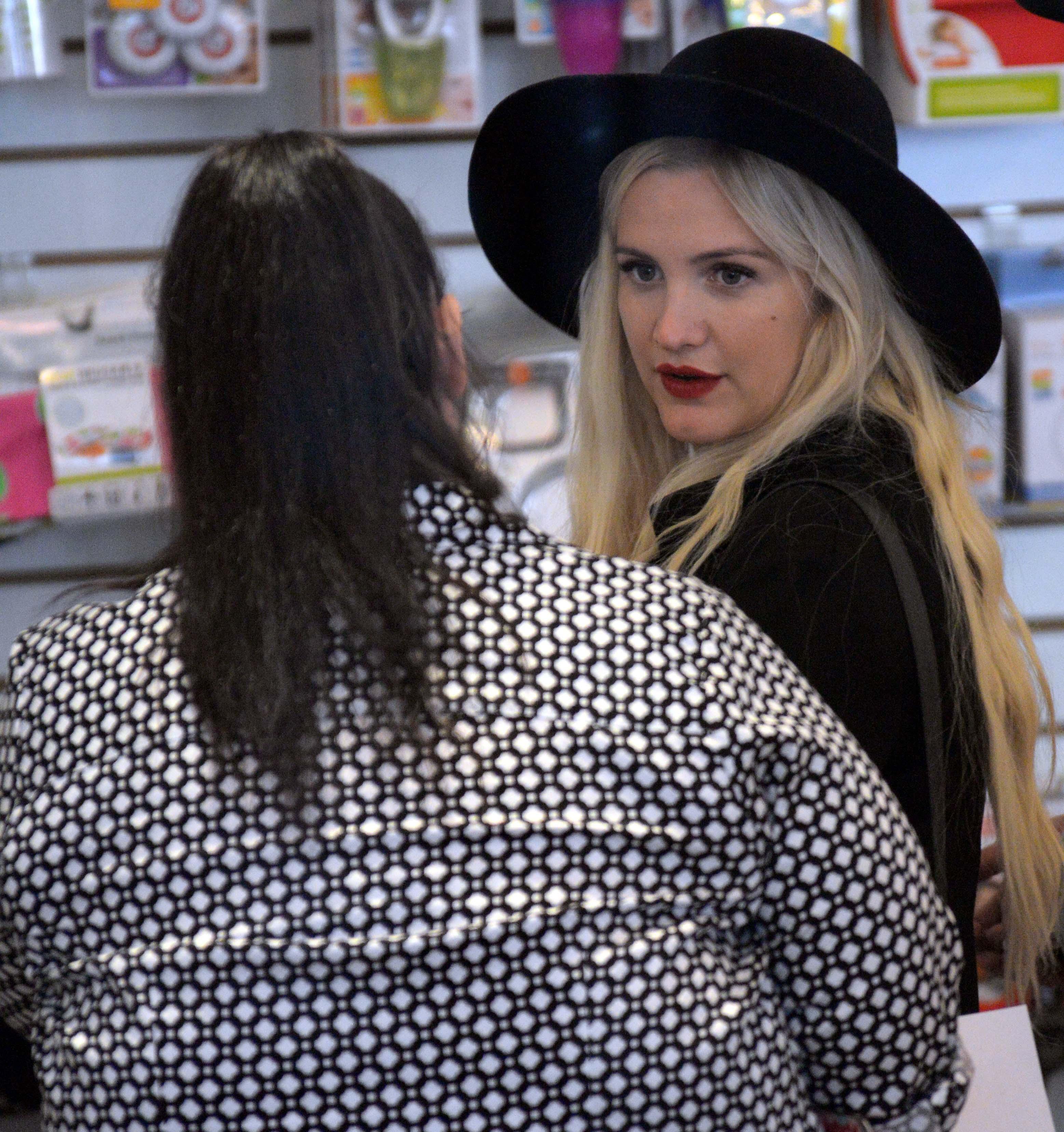 Evan Ross and his very pregnant wife Ashlee Simspon are spotted shopping for nursery items at the Juvenile Shop on Ventura Boulevard in Studio City, Ca