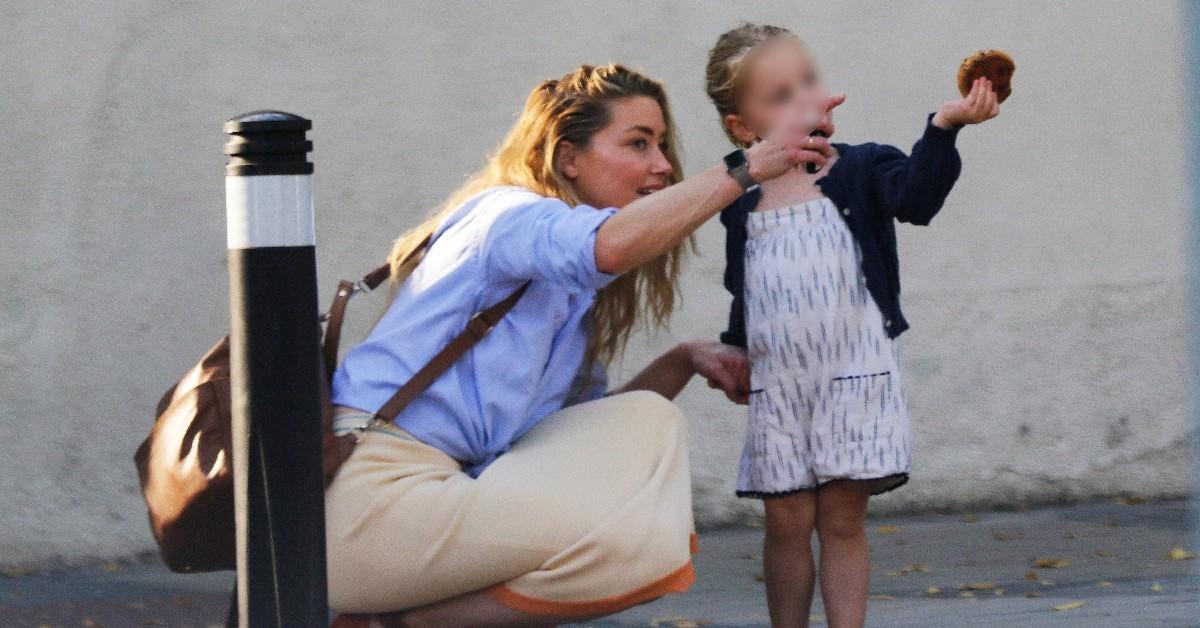 Photo of Amber Heard and her daughter Oonagh.