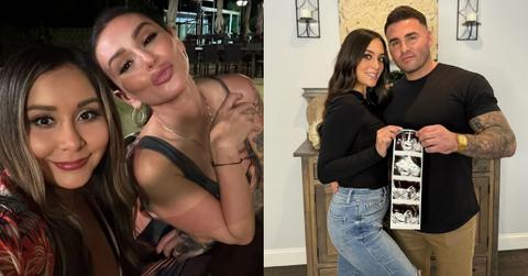 Composite pics of Photo of Snooki and JWoww and Sammi Sweetheart and Justin May