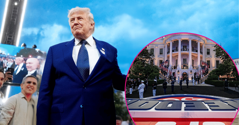 Composite photo of Donald Trump.