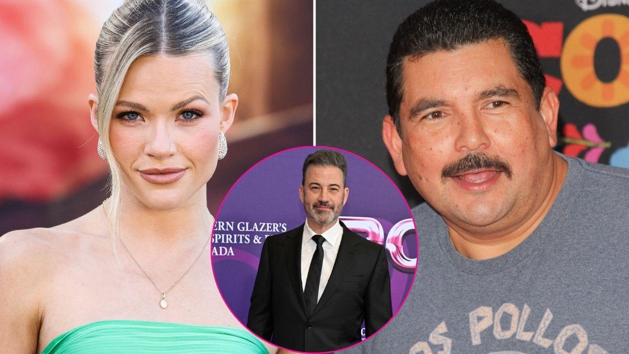 Image of Witney Carson, Jimmy Kimmel and Guillermo Rodriguez