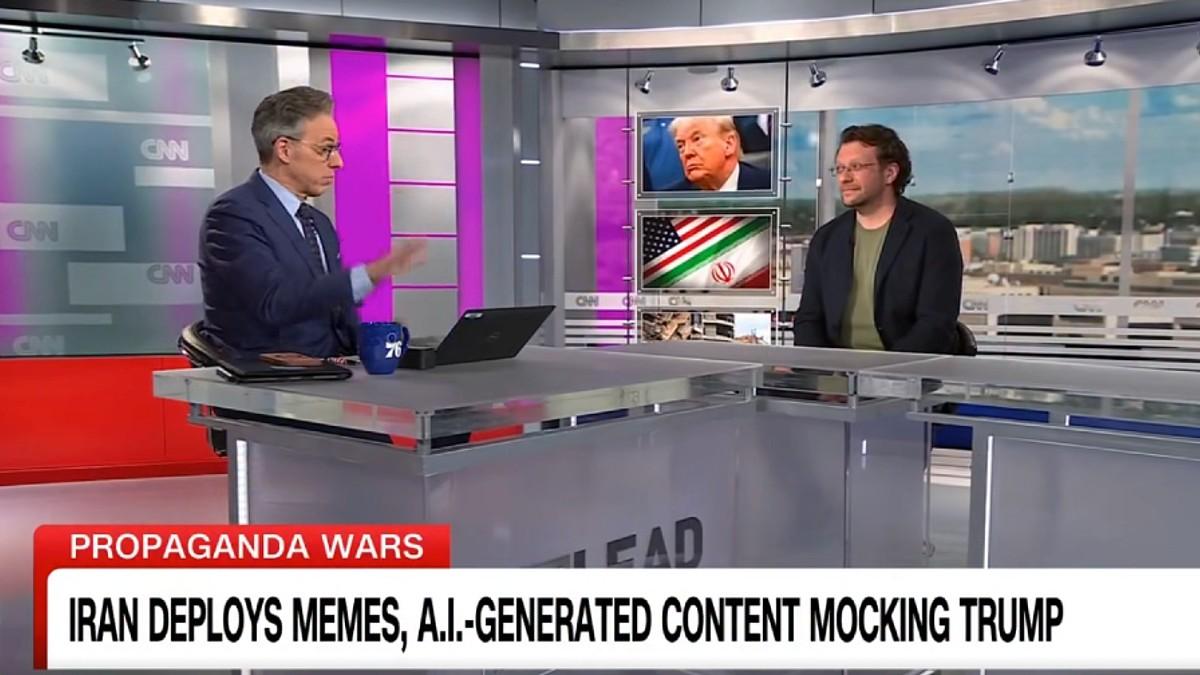image of Jake Tapper went after the president. 