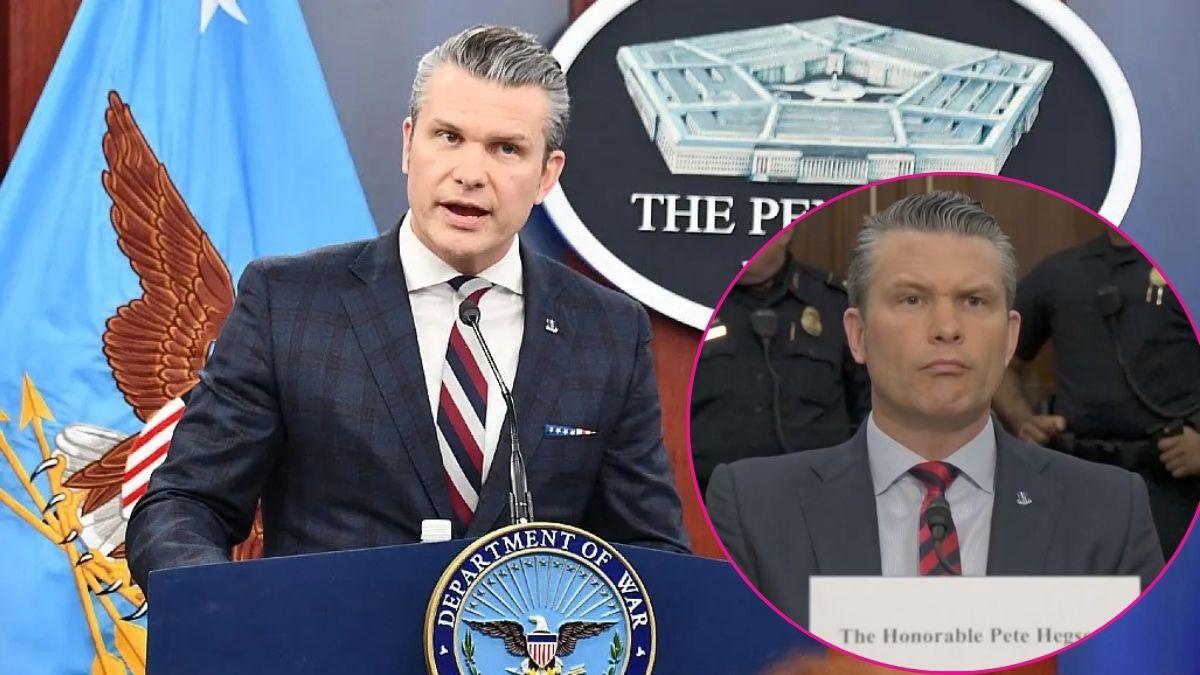 Composite photo of Pete Hegseth