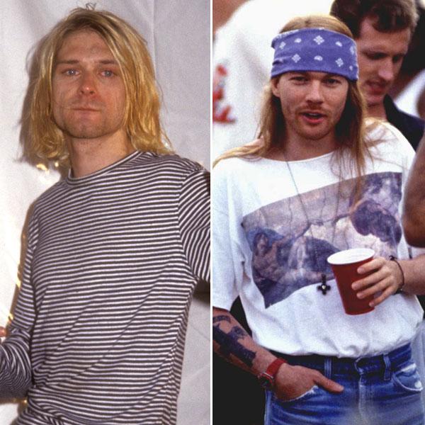 Kurt Cobain Axl Rose