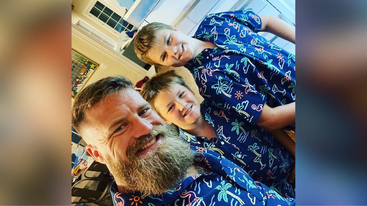Image of Ryan Fitzpatrick says being a dad keeps him grounded.