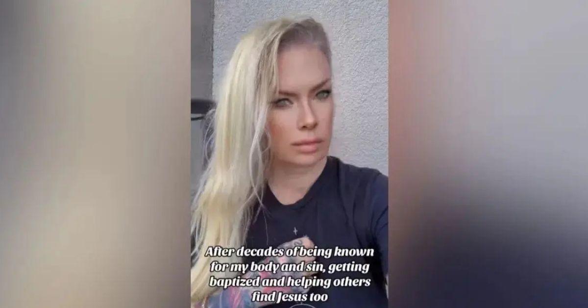 image of Jenna Jameson has returned to Christianity after converting to Judaism. 
