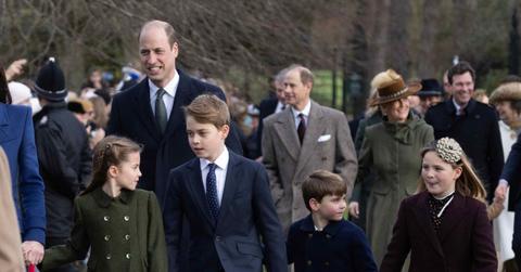 royal family put on united front christmas walk without sussexes