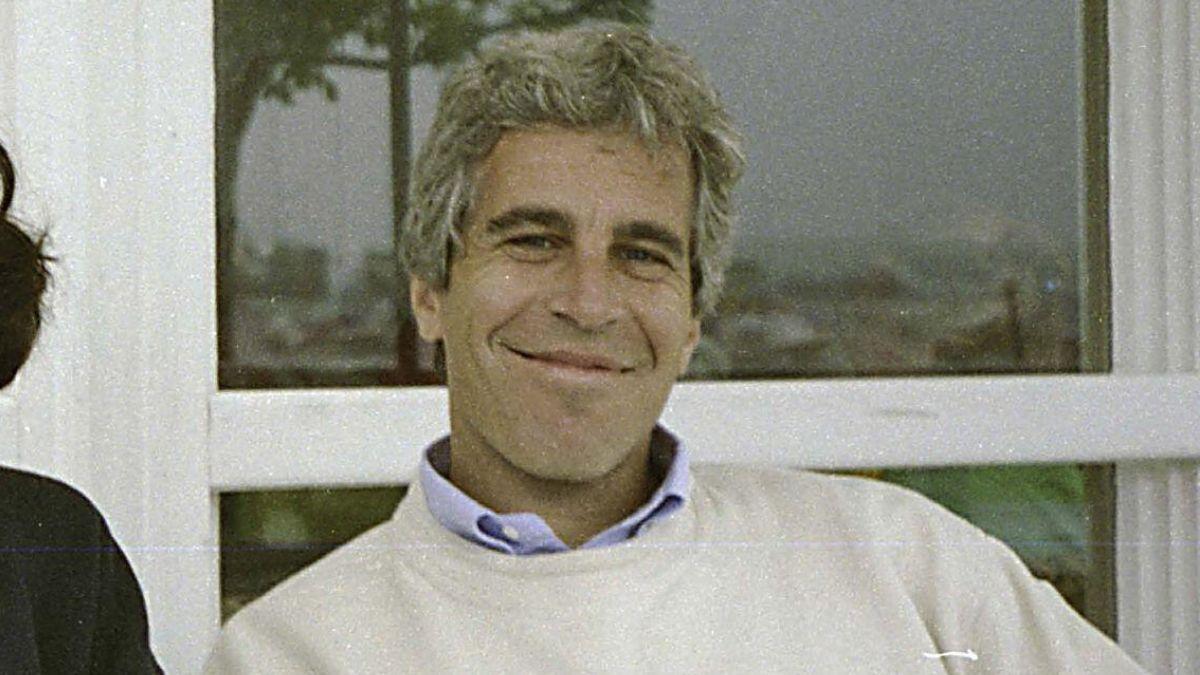 image of Pictures of former Prince Andrew crouching over a woman were also in the files.