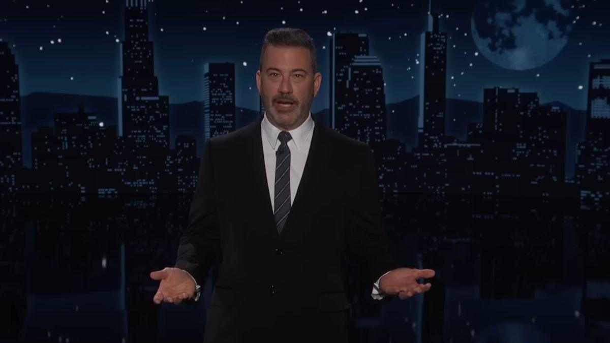 Image of Jimmy Kimmel answered the president’s criticism in a monologue joke.