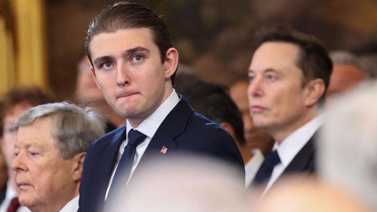 image of Barron Trump is 'different' than his siblings, the source said. 